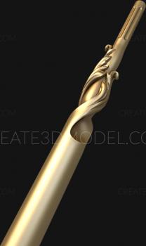 نموذج ثلاثي الأبعاد لآلة CNC الدرابزينات 